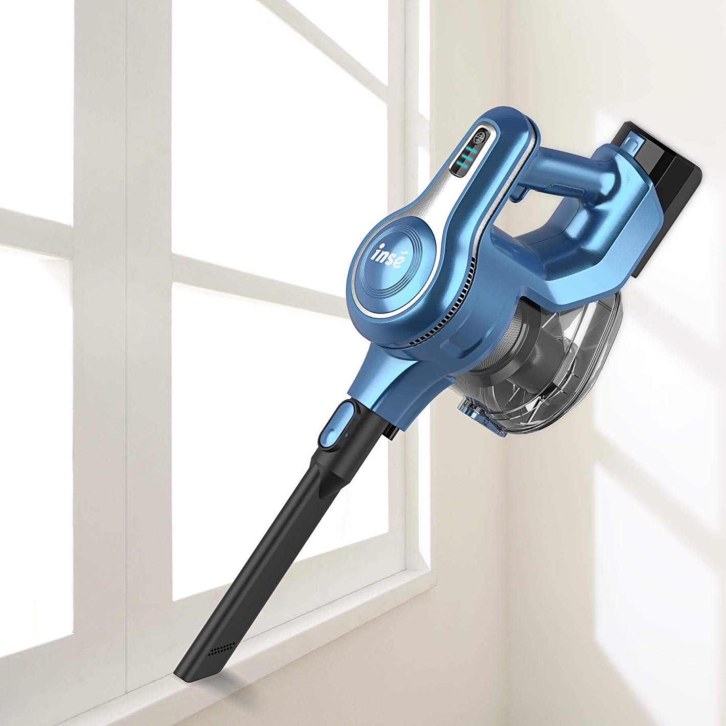 INSE S6P Pro Cordless Vacuum Cleaner with 2 Batteries, Up to 80min Run