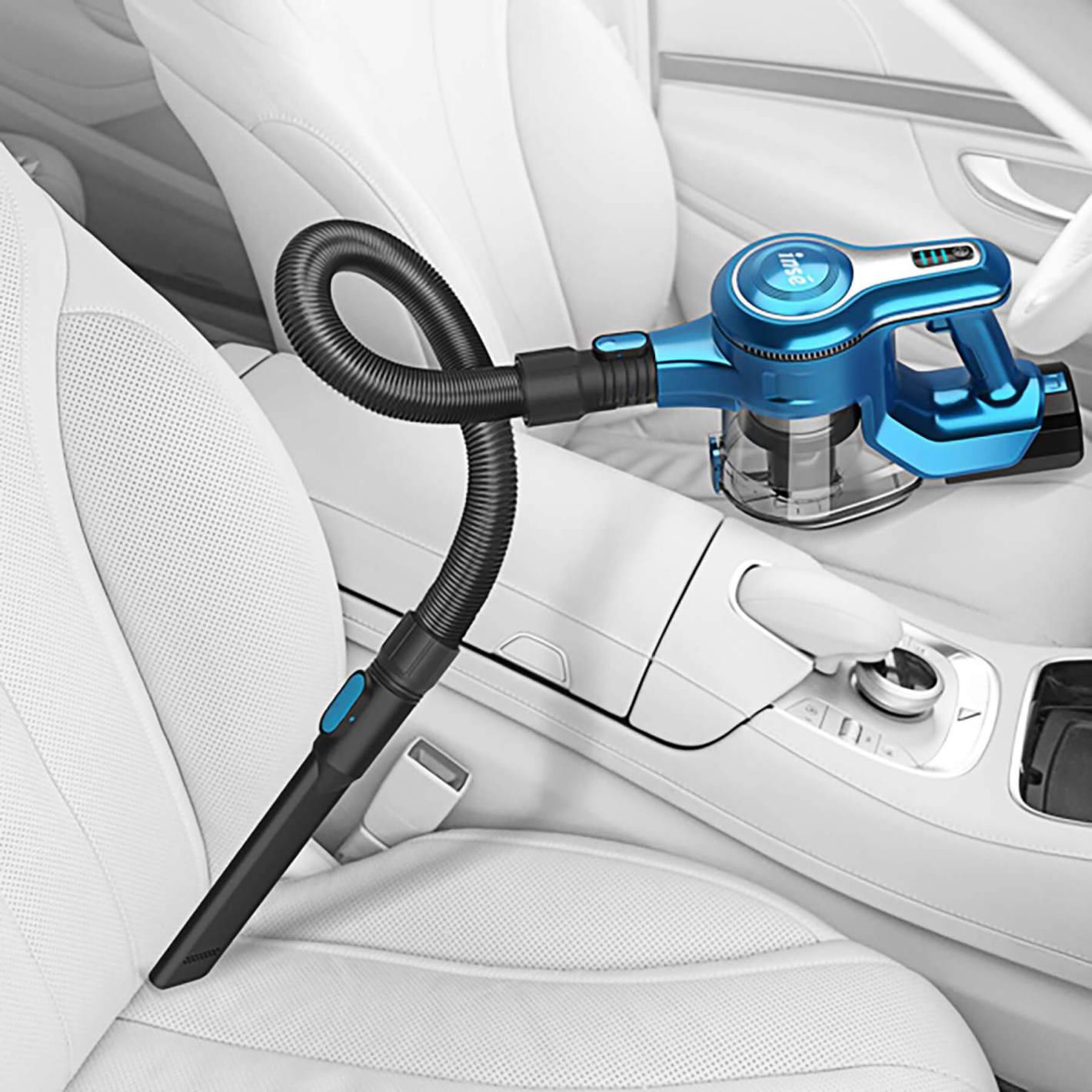 INSE S6P Pro Cordless Vacuum Cleaner with 2 Batteries, Up to 80min Run ...
