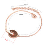FBA75543 bracelet(rosegold)