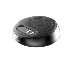 Audio Array USB Conference Microphone & Speaker with Omni Directional Pickup up to 4 m. Ideal for Mac OS, Windows for Distance Learning, Meetings & Video Calls, Mute buttons & Light indicators.(AM-C10)