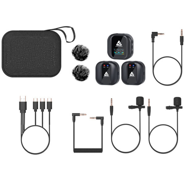 Cheap Array Mic Audio Array Dual Channel 2.4 Ghz Wireless Pocket-sized Microphone ...