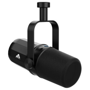 Audio Array USB/XLR Dynamic Microphone for Podcasting, Recording, Live Streaming & Gaming, Built-In Headphone Output, Mount, Mic Cover, Volume Control ,One Touch Mute And Indicators. (AM-C11)