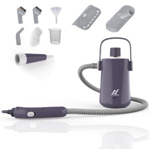 Nexlev Steam Cleaner Multi-Purpose Steam Cleaning | Kitchen Cleaner | Car Interior Cleaner | Upholstery Steamer With Safety Lock | To Remove Grease & more | 1000W, 300ML Water Tank & Accessories SC-01