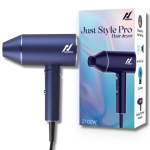 Nexlev Just Style Pro Hair Dryer |2100 W for Quick & Easy Blowdry | Double Heat Protection Technology | 3 Heat Settings & Cool Shot Function For Salon-Like Styling at Home (HD-01)