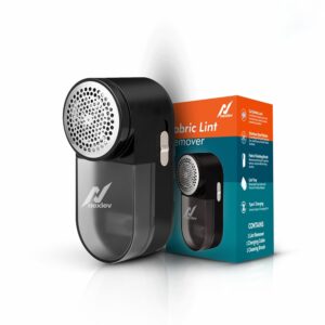 Nexlev Fabric Care Lint Remover | Type C Fabric Shaver | 6 Stainless Steel Blades | Lightweight, Portable, Rechargeable | Dual Speed Settings | 3 Hour Usage | 1 Year Warranty (LR-01)