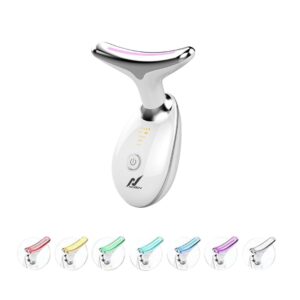 Nexlev Skin Lift Device | 7 Color LED | Face & Neck Skin Lifting| 3 Massage Modes| Face Sculpting Tool |Micro-currents to reduce Wrinkles| Hot Compress | Rechargeable| Type-C| 180 Min Use| Glow+ LE-04