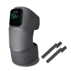 NexLev Cordless Knee, Elbow & Shoulder Massager| 3 Massage Modes| 5 Heating modes| 1.5Hrs Run Time| Type-C Charge | 2 Extension Belts| Consistent Heat with Graphene Heating Pad| 1 Year Warranty| KM-01